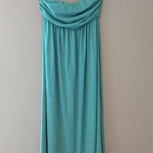 Elegant Teal Maxi Dress